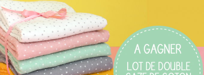 Jeu concours Double gaze de coton Poppy Dots !