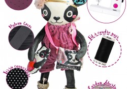 Le kit peluche panda par Laëtibricole