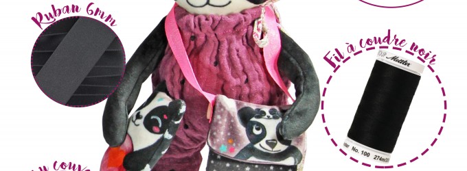 Fabriquez la peluche Panda Laëtibricole avec MPM !