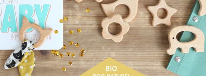 Diy réalisez un anneau de dentition en bois et tissu