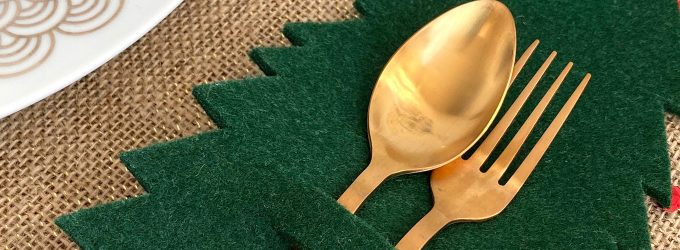 DIY : Porte Couverts de Noël