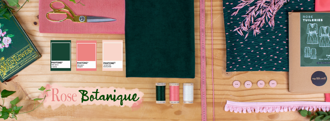Bannière Rose Botanique - Tendance Couture Février 2021